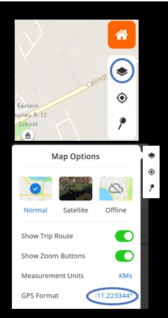 Help Centre GPS Coordinates 